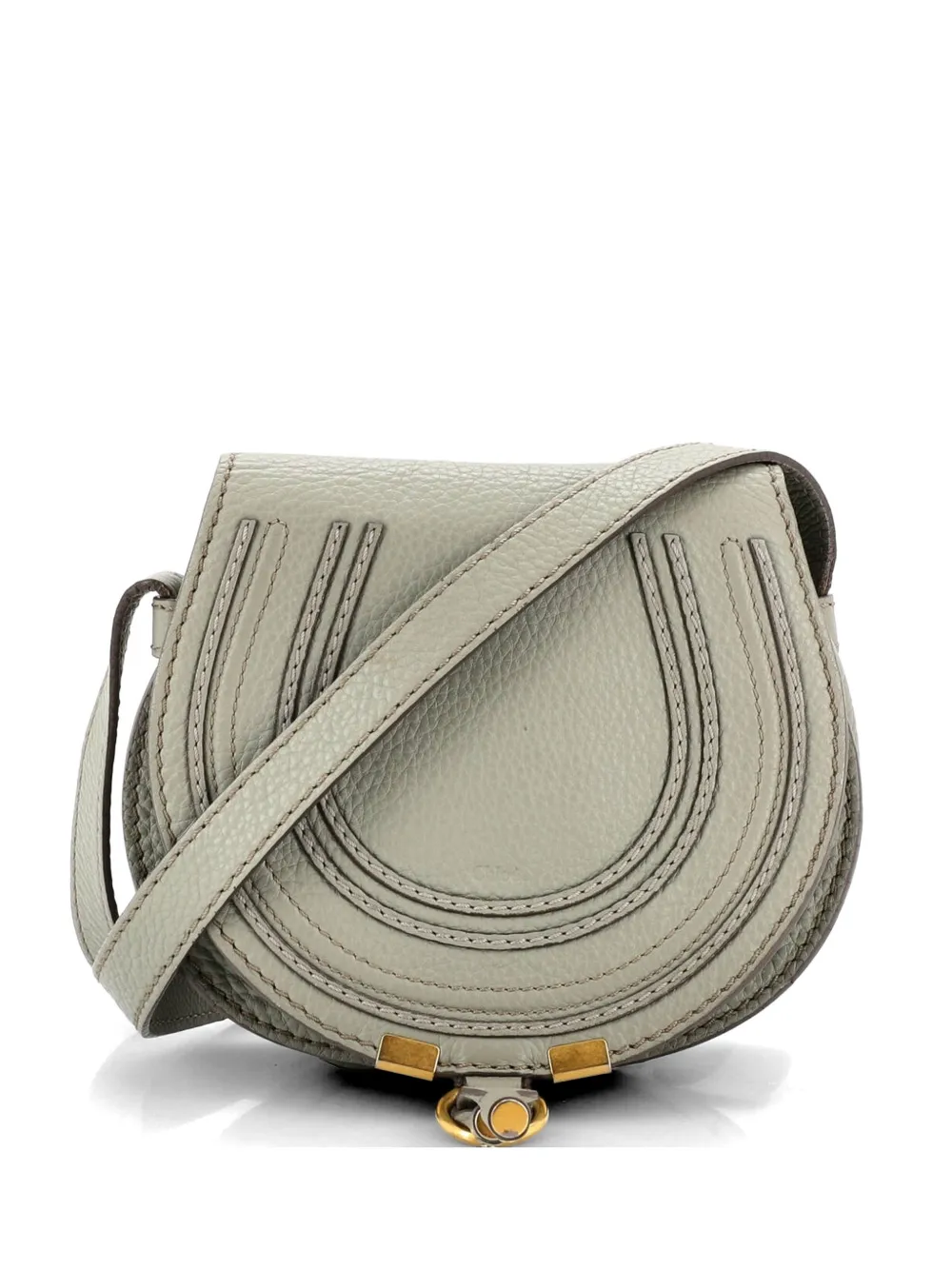 Chloé Pre-Owned Marcie Leather Mini crossbody bag - Blu