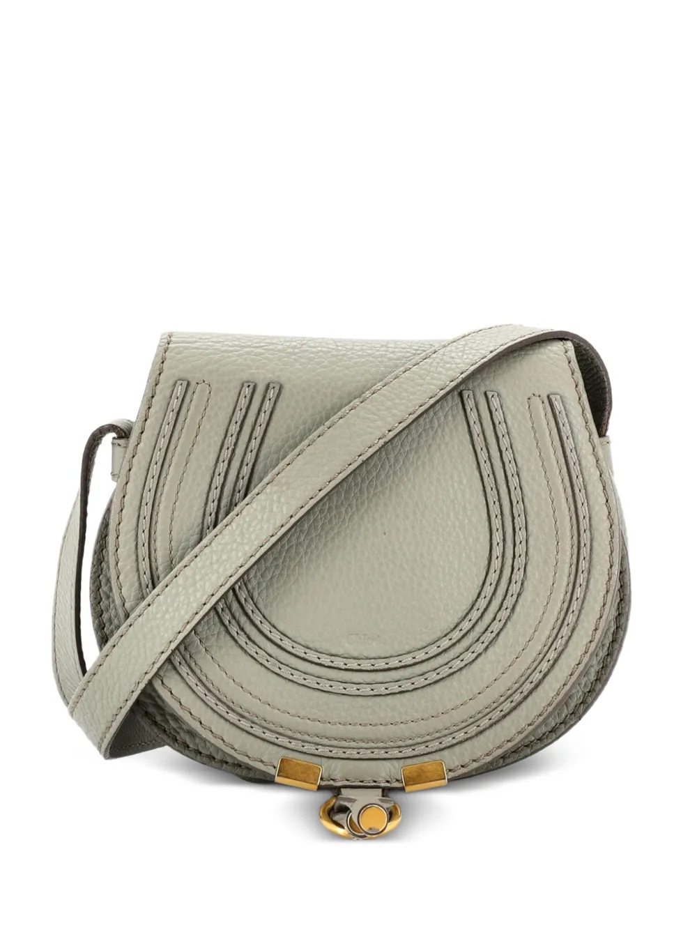 Chloé Pre-Owned Marcie Leather Mini crossbody bag - Blu