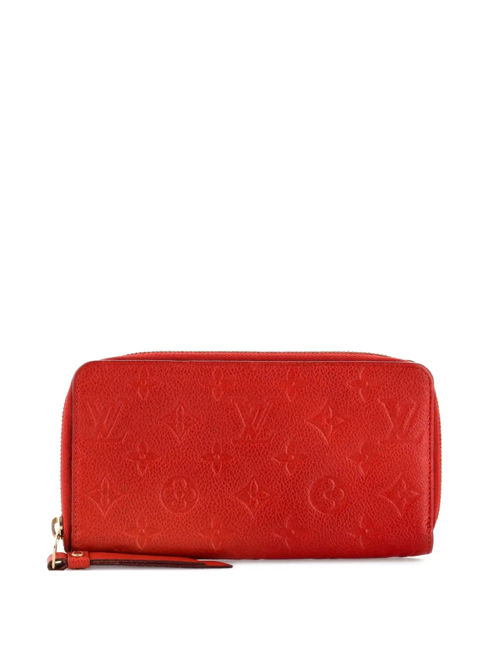Louis Vuitton Pre-Owned Zippy Wallet Monogram Empreinte Leather small wallets - Arancione