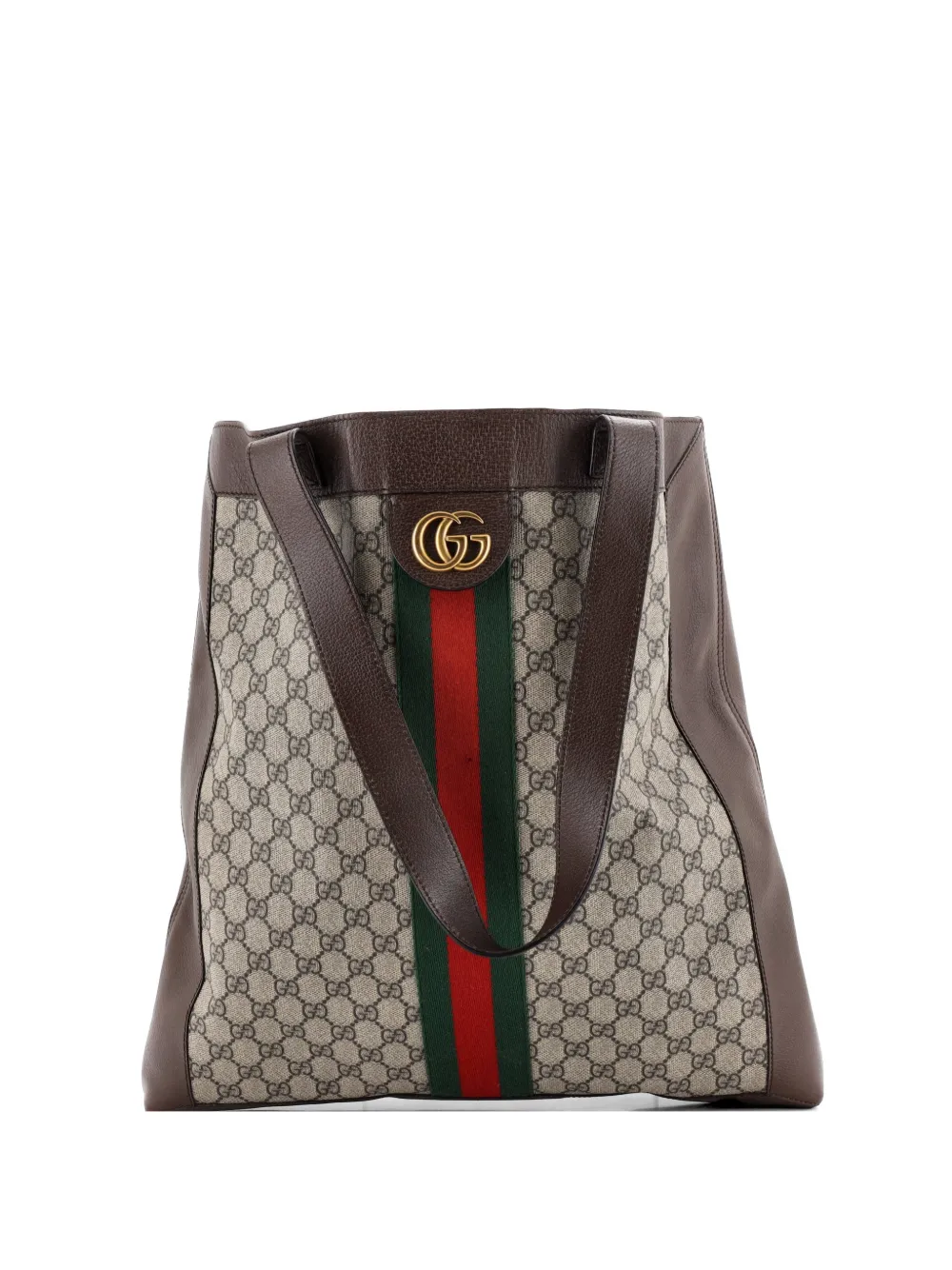 Gucci Pre-Owned Ophidia Soft Open GG Coated Canvas Large tote bag - Marrone