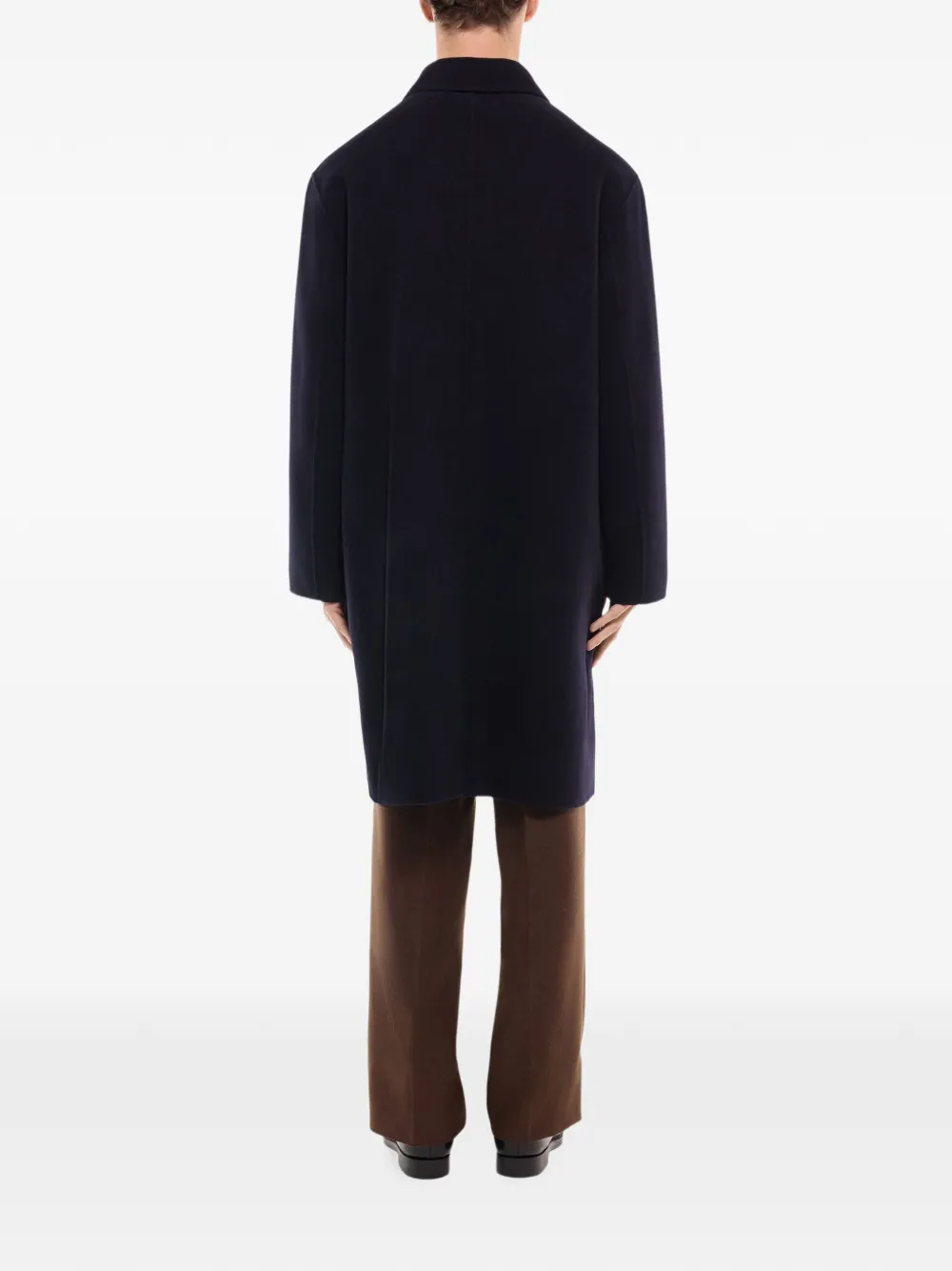 FURSAC Wollen jas met knopen Blauw