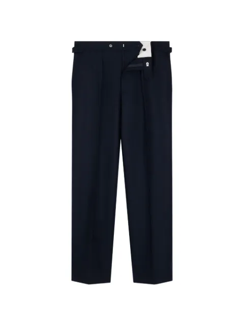 FURSAC herringbone pleated tailored trousers