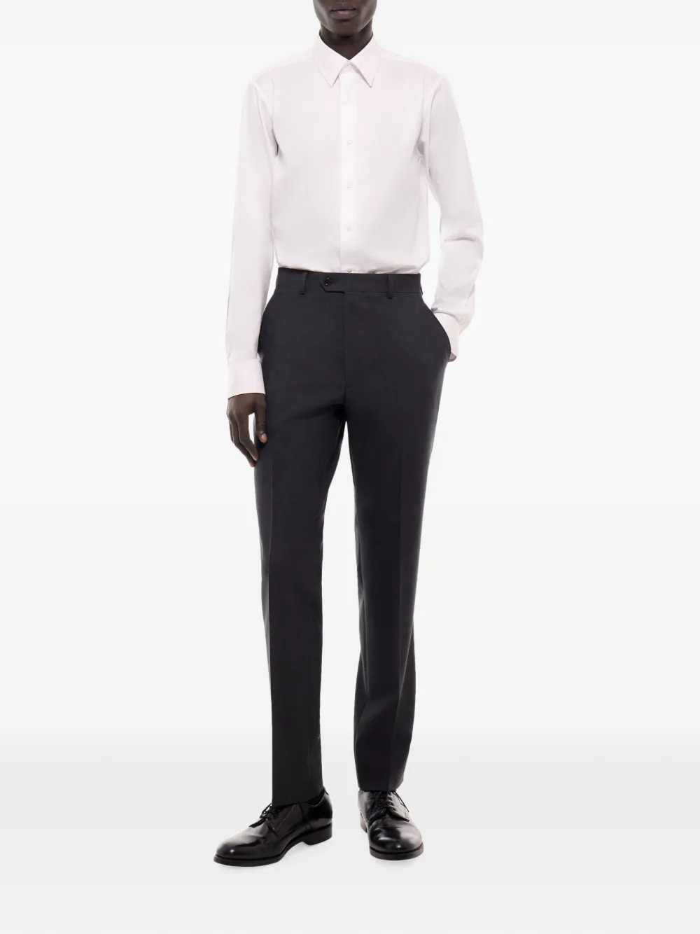 FURSAC Geplooide pantalon Grijs