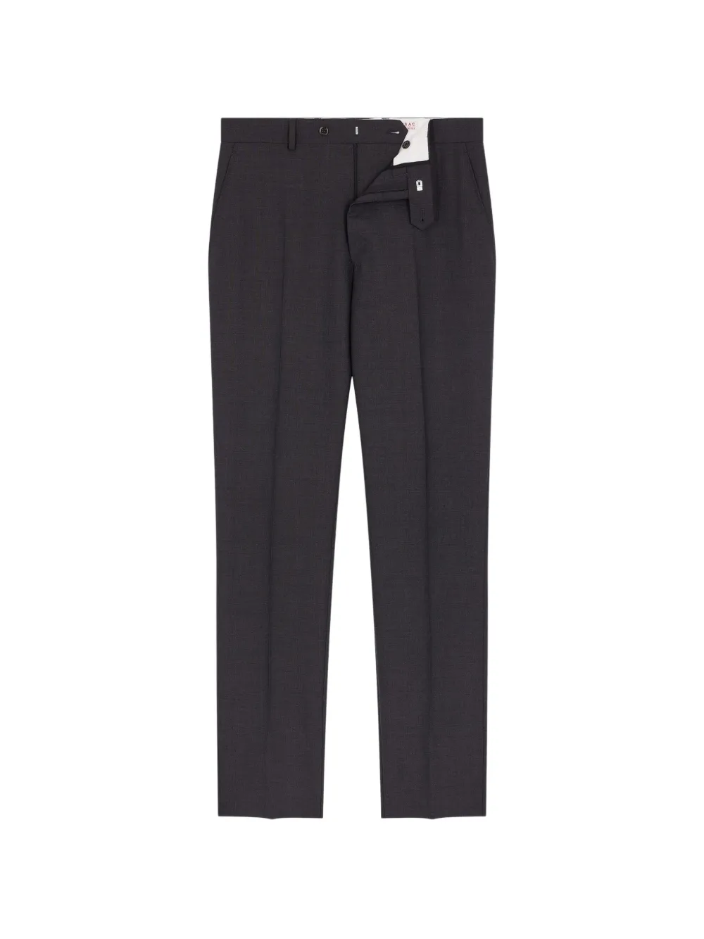FURSAC pressed-crease tailored trousers - Grigio