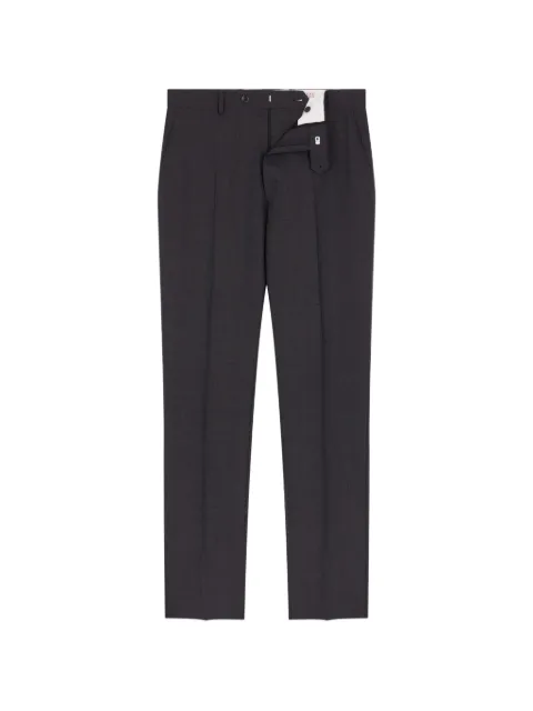 FURSAC pressed-crease tailored trousers