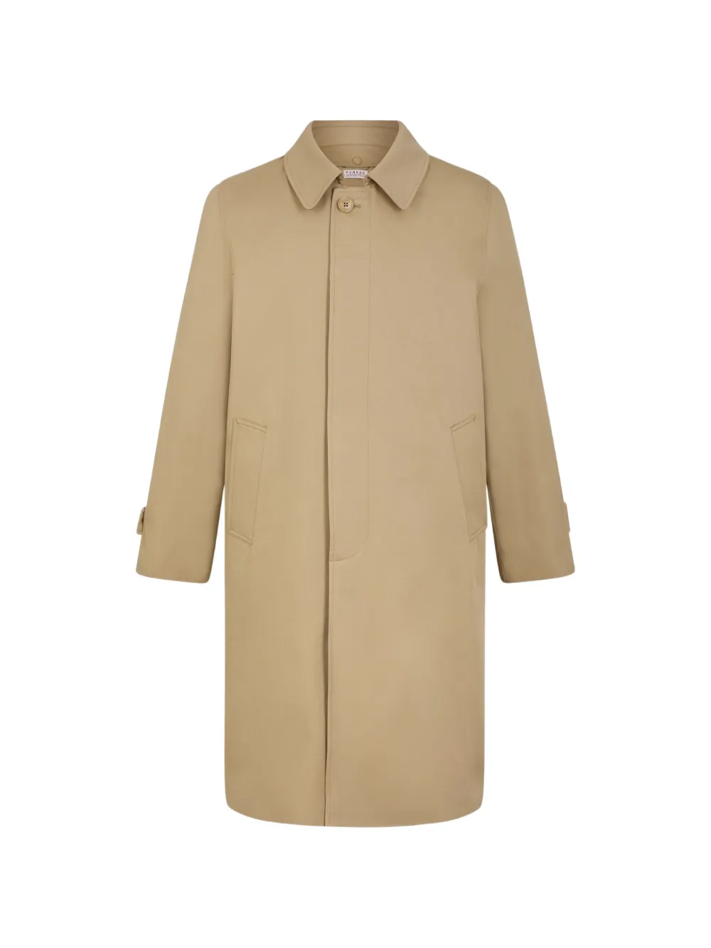 FURSAC button-fastening trench coat