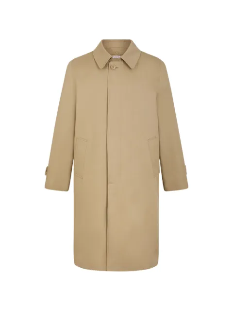 FURSAC button-fastening trench coat