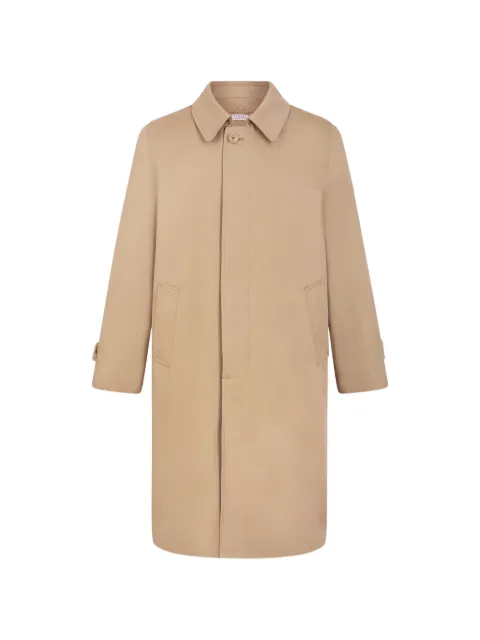 FURSAC button-fastening trench coat