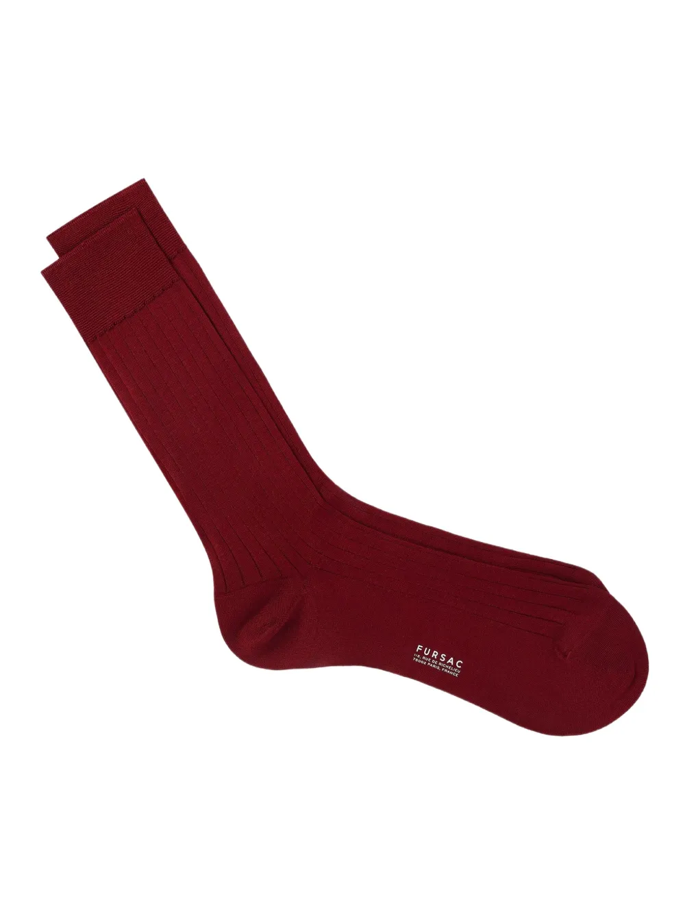 FURSAC Ribgebreide sokken Rood