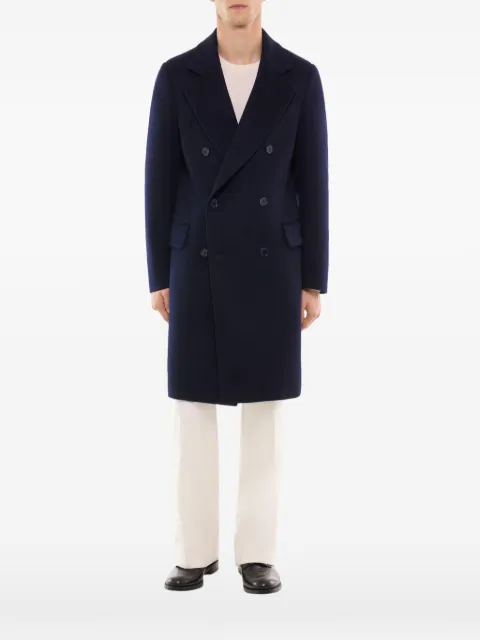 FURSAC herringbone double-breasted coat