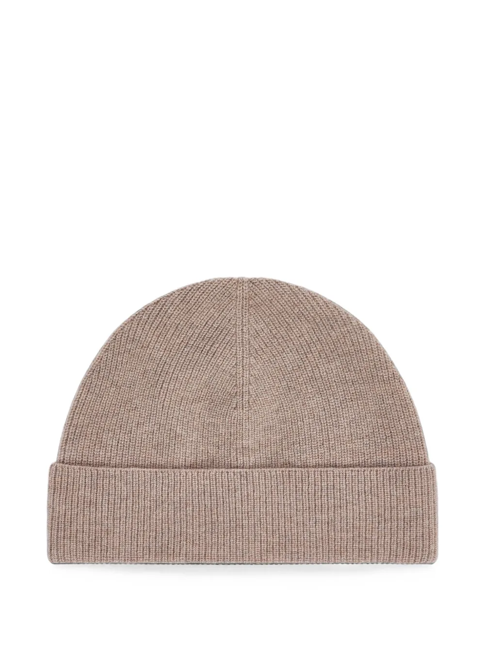 Fursac Ribbed-knit Beanie Hat In Brown
