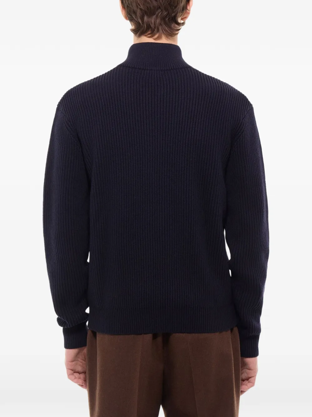 FURSAC Geribbeld vest met rits Blauw