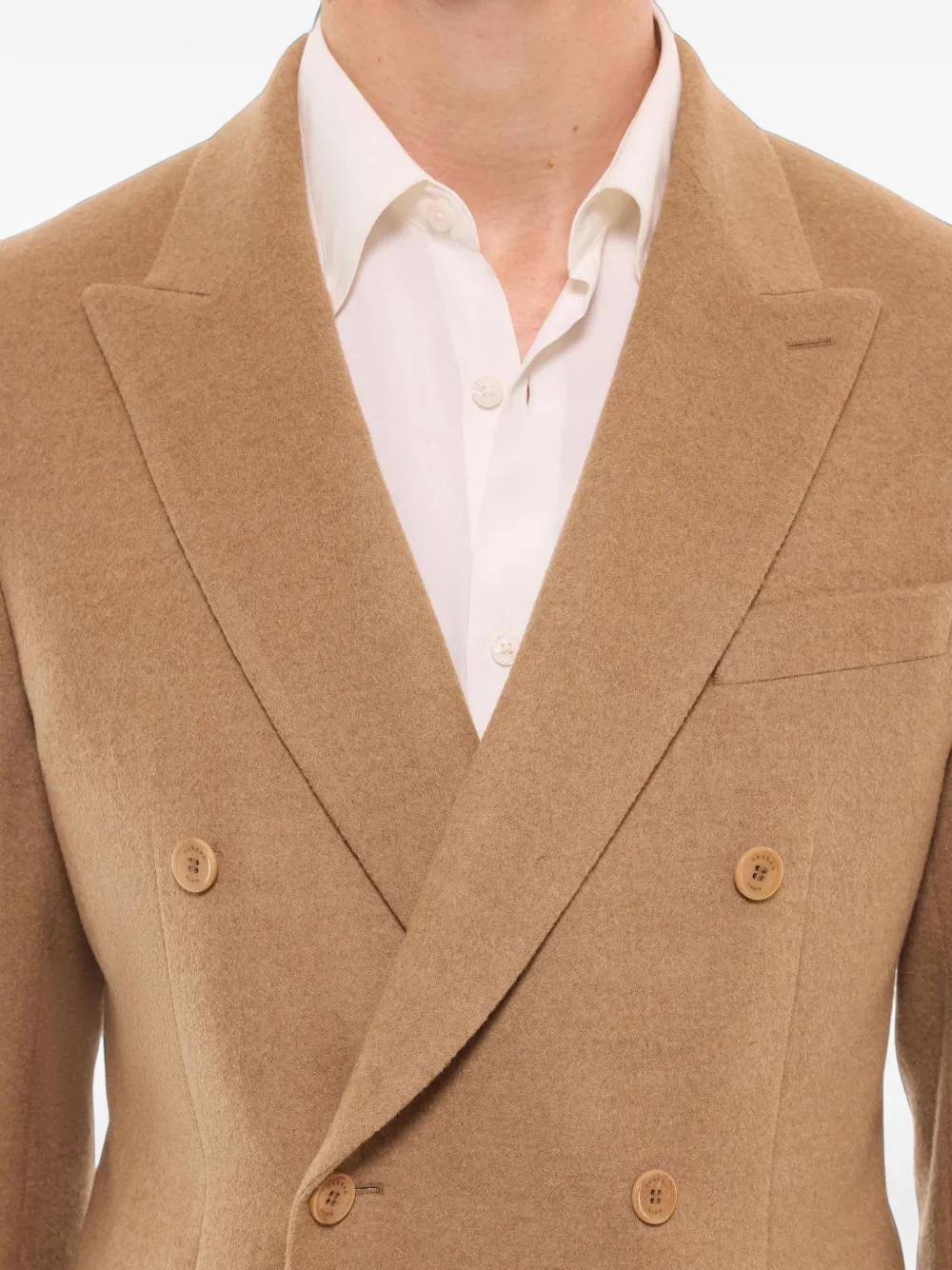 FURSAC Blazer met dubbele rij knopen Beige