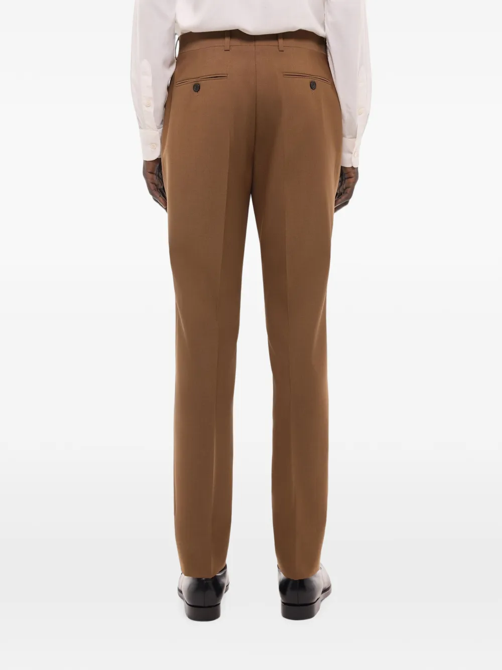 FURSAC Geplooide pantalon Bruin