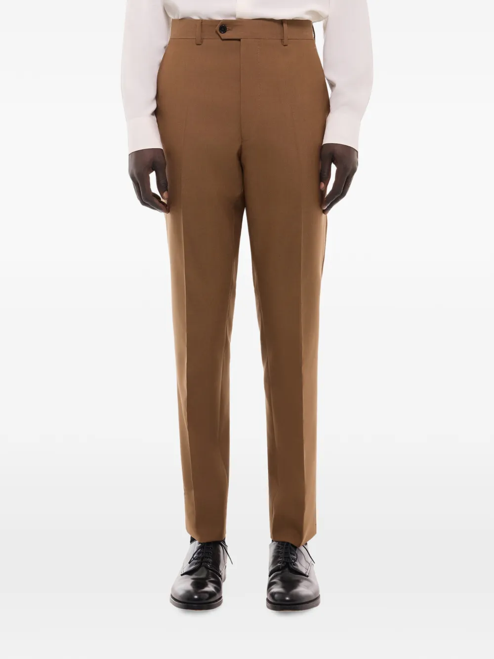 FURSAC Geplooide pantalon Bruin