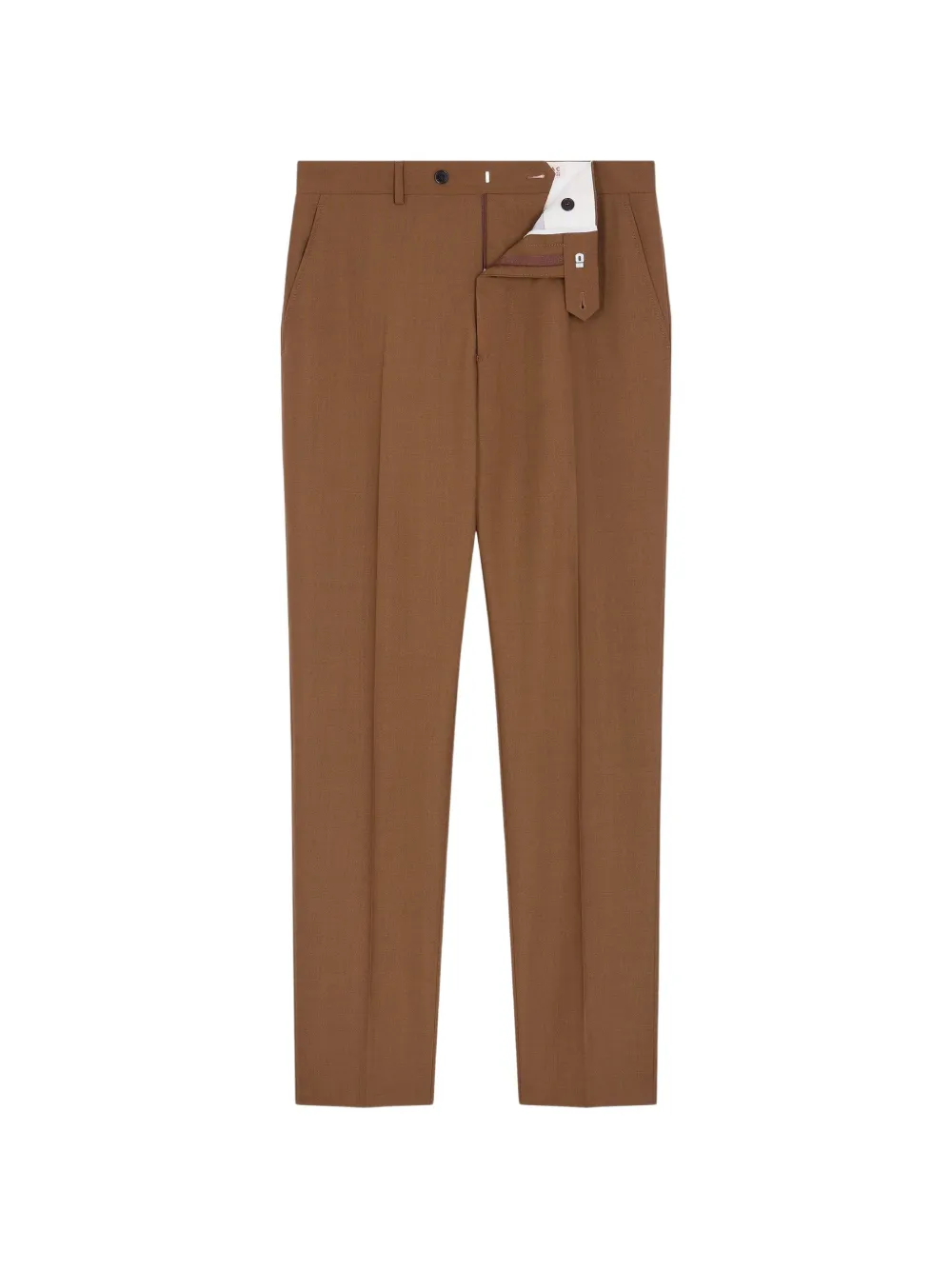 FURSAC pressed-crease tailored trousers