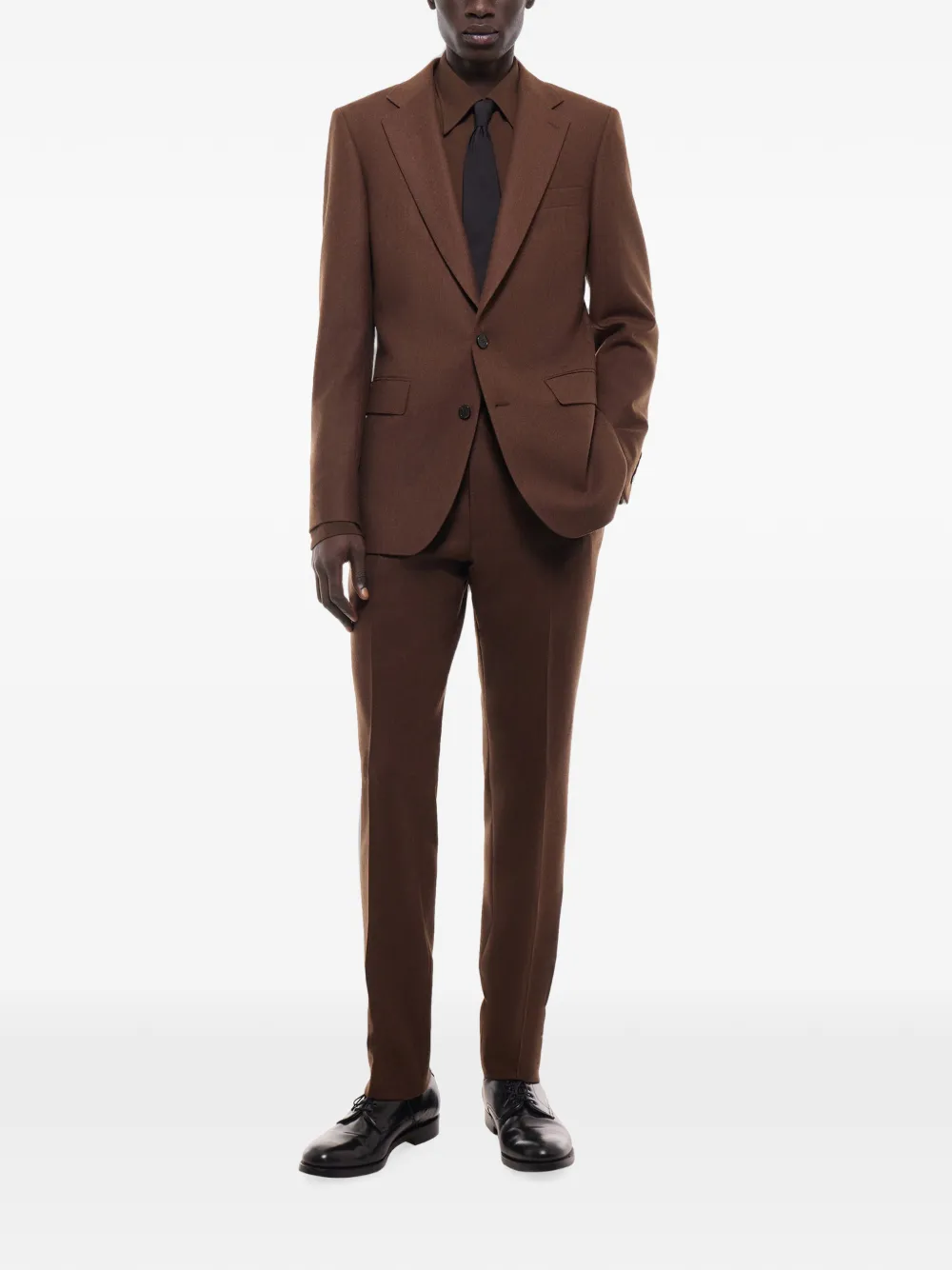 FURSAC Blazer van scheerwol Bruin