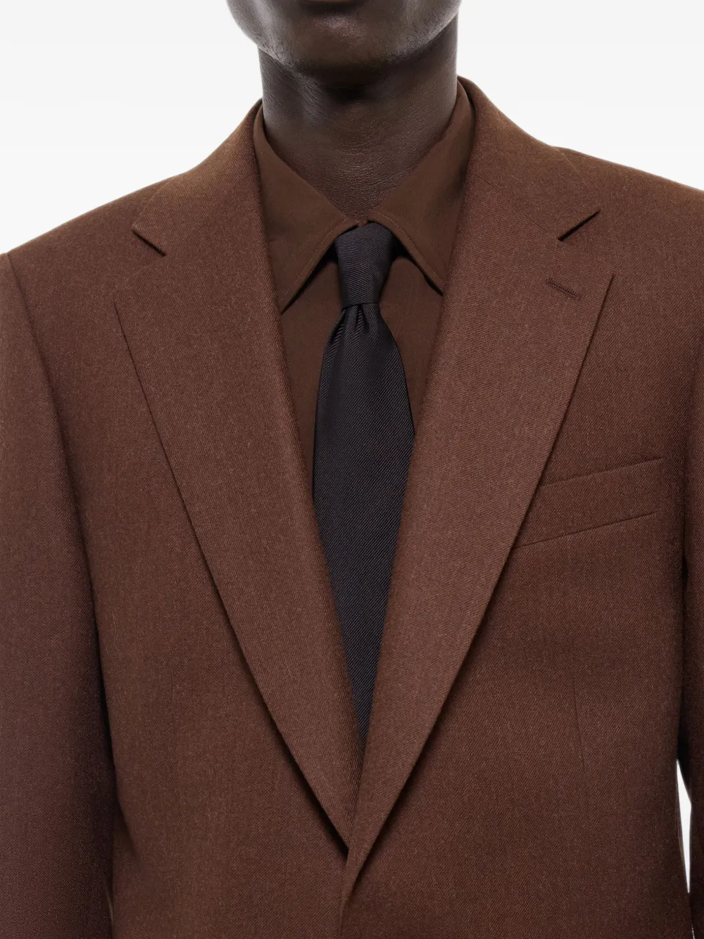 FURSAC Blazer van scheerwol Bruin