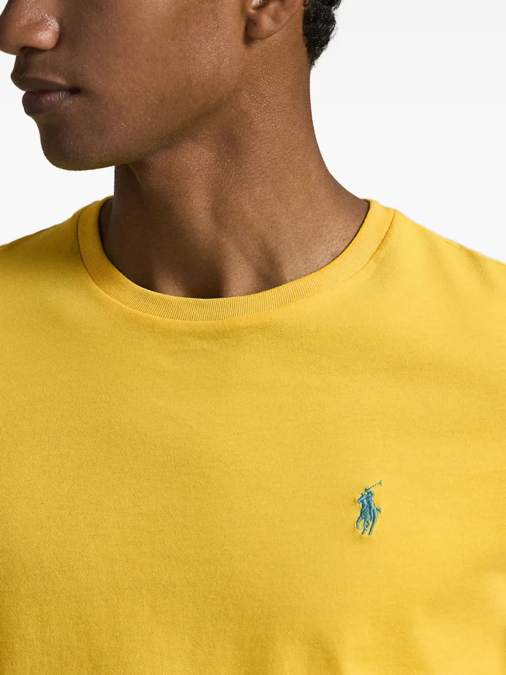 Polo Ralph Lauren T-shirt met geborduurd logo Geel