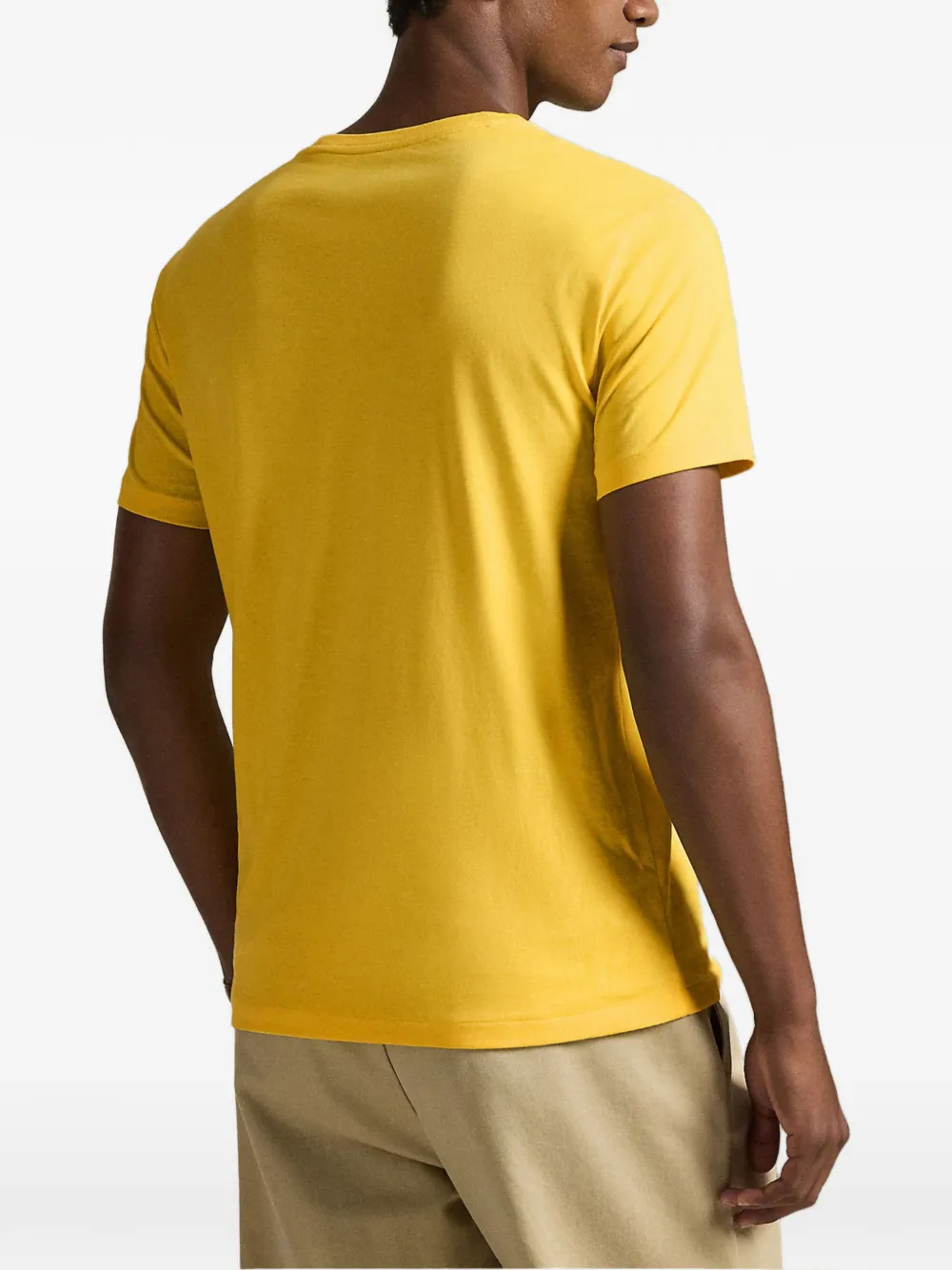 Polo Ralph Lauren T-shirt met geborduurd logo Geel