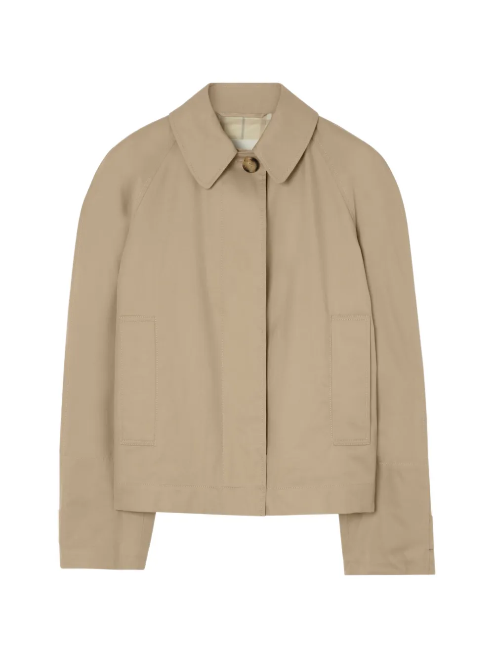 Burberry Tropical Gabardine-Jacke - Nude