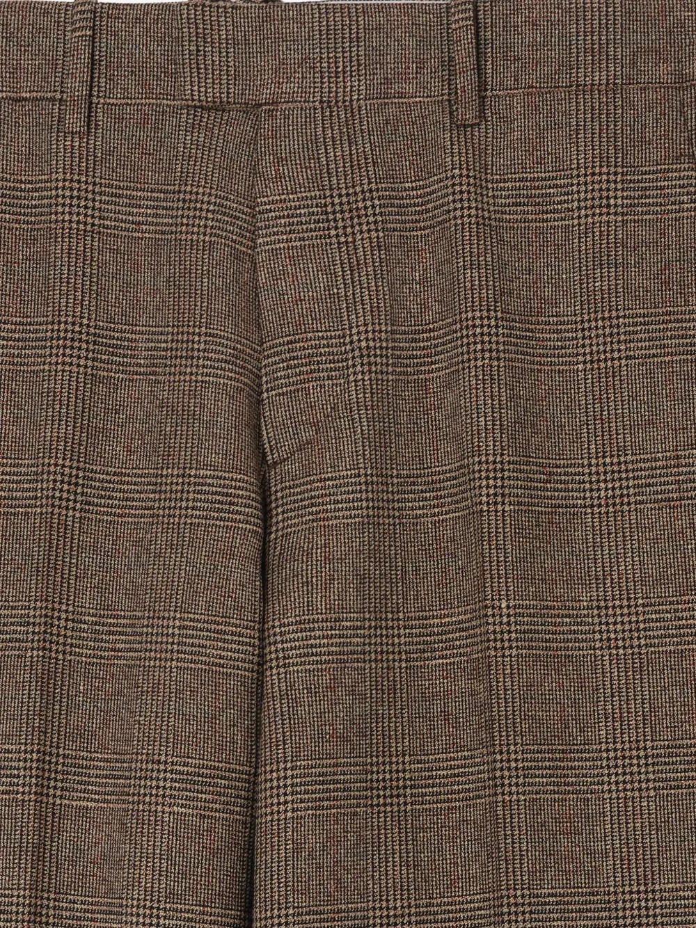 Burberry Geruite pantalon Bruin