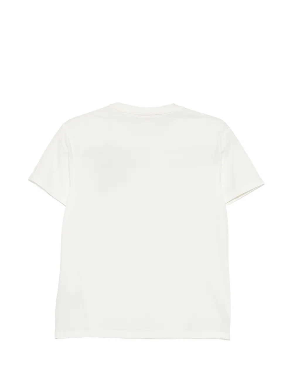 MC2 Saint Barth Emilie T-shirt verfraaid met kristallen en grafische print Beige