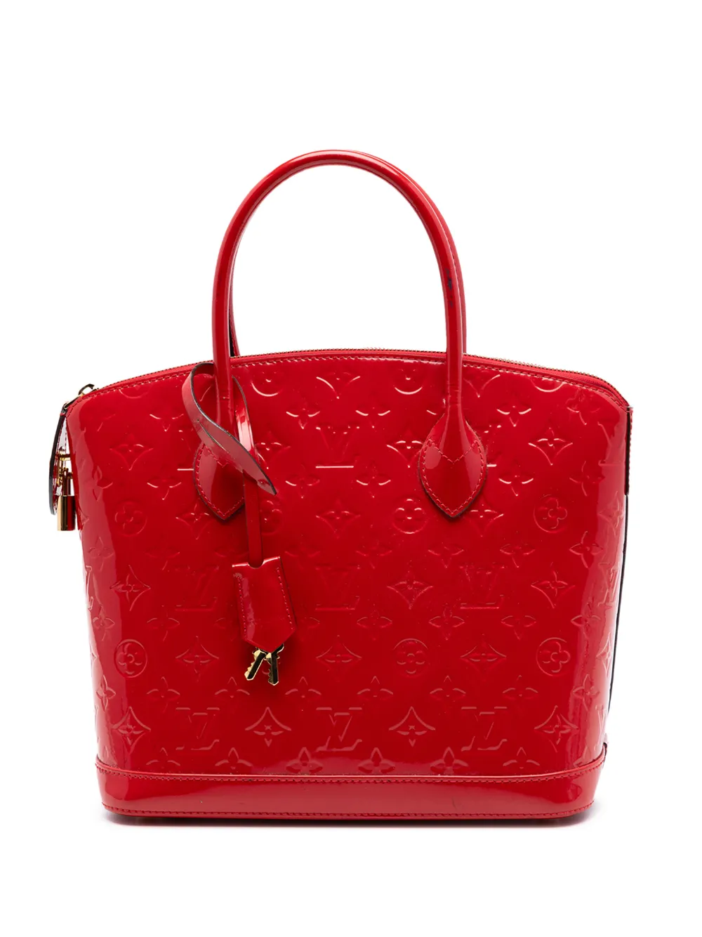 Louis Vuitton Pre-Owned 2014 Monogram Vernis Lockit PM handbag - Rosso