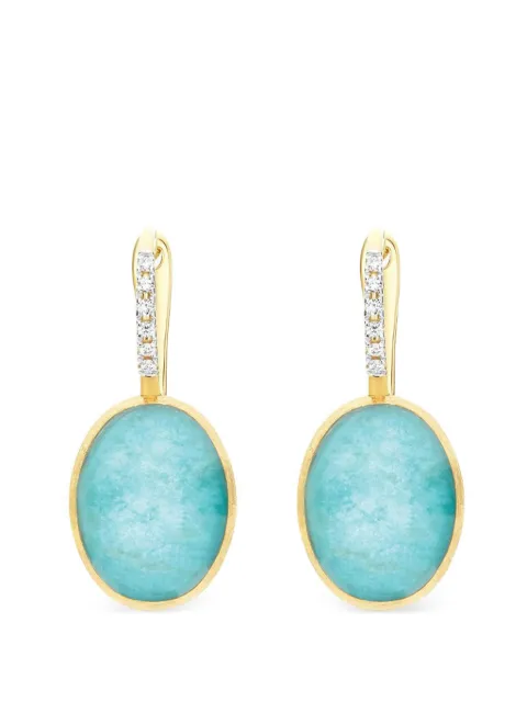 NANIS Ciliegine amazonite diamond earrings