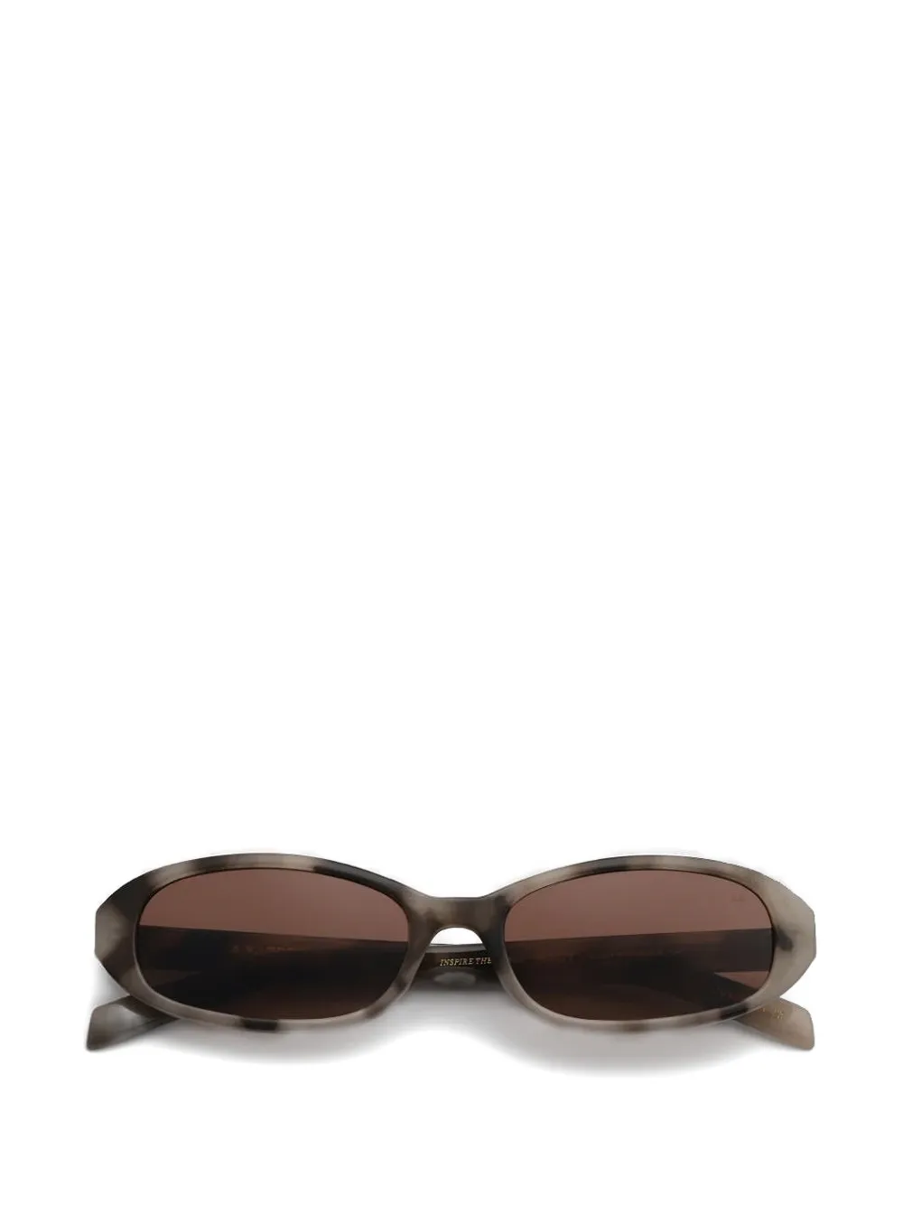 A.kjaerbede Macy Oval-frame Sunglasses In Gray