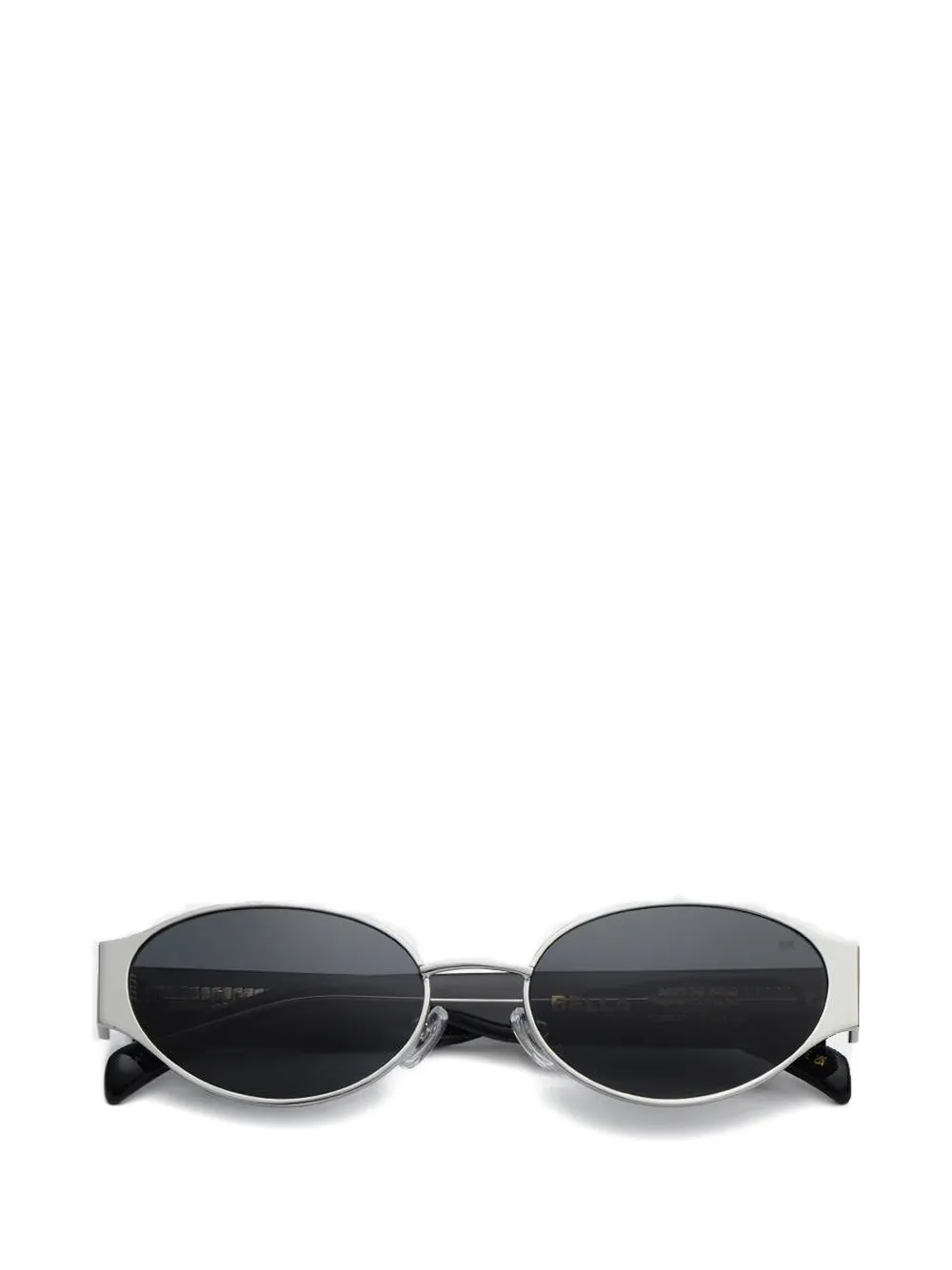 A.kjaerbede Bella Oval-frame Sunglasses In Silver
