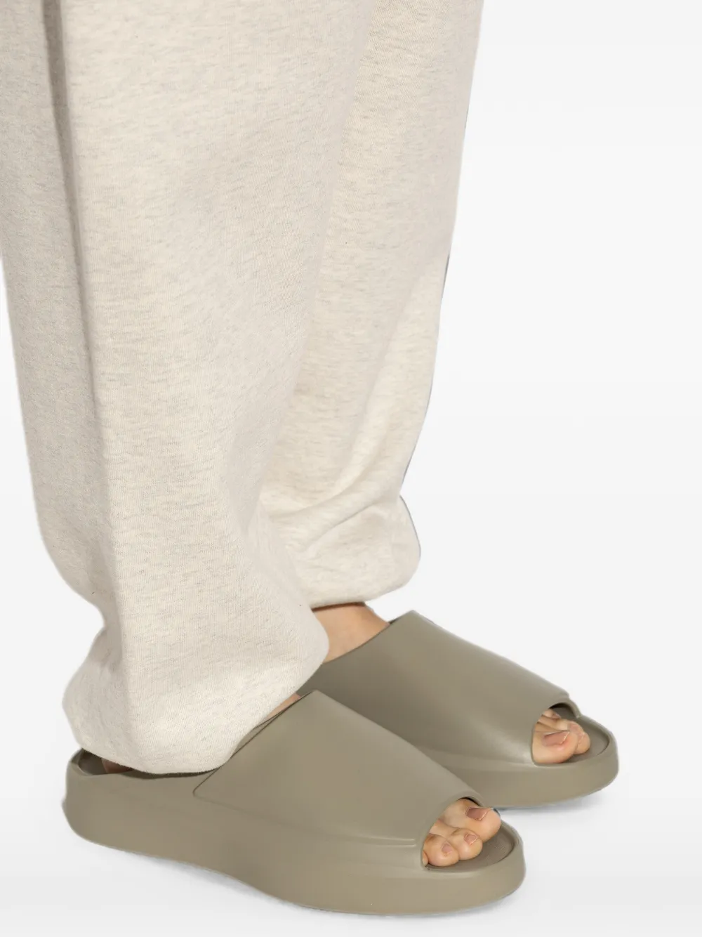 FEAR OF GOD ESSENTIALS open-toe slides Groen