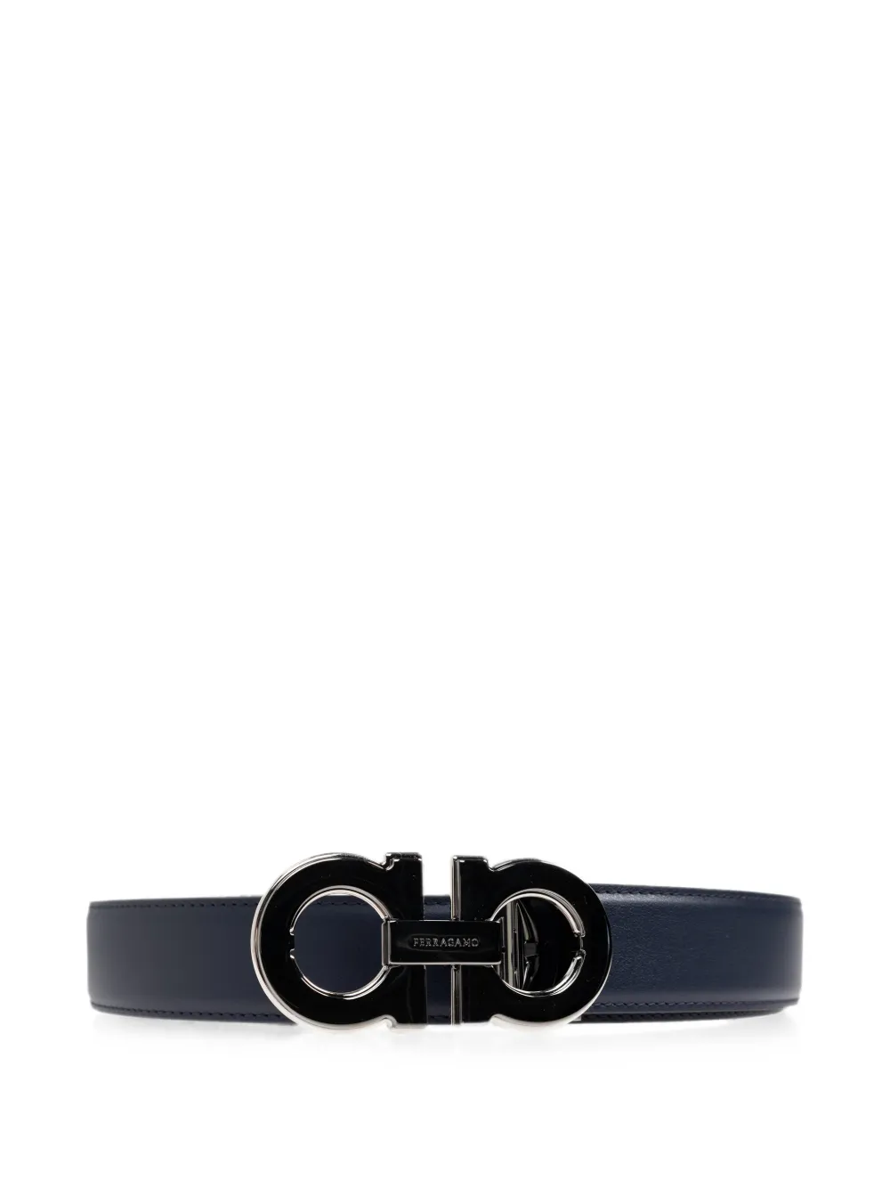 Ferragamo Gancini reversible belt - Blu