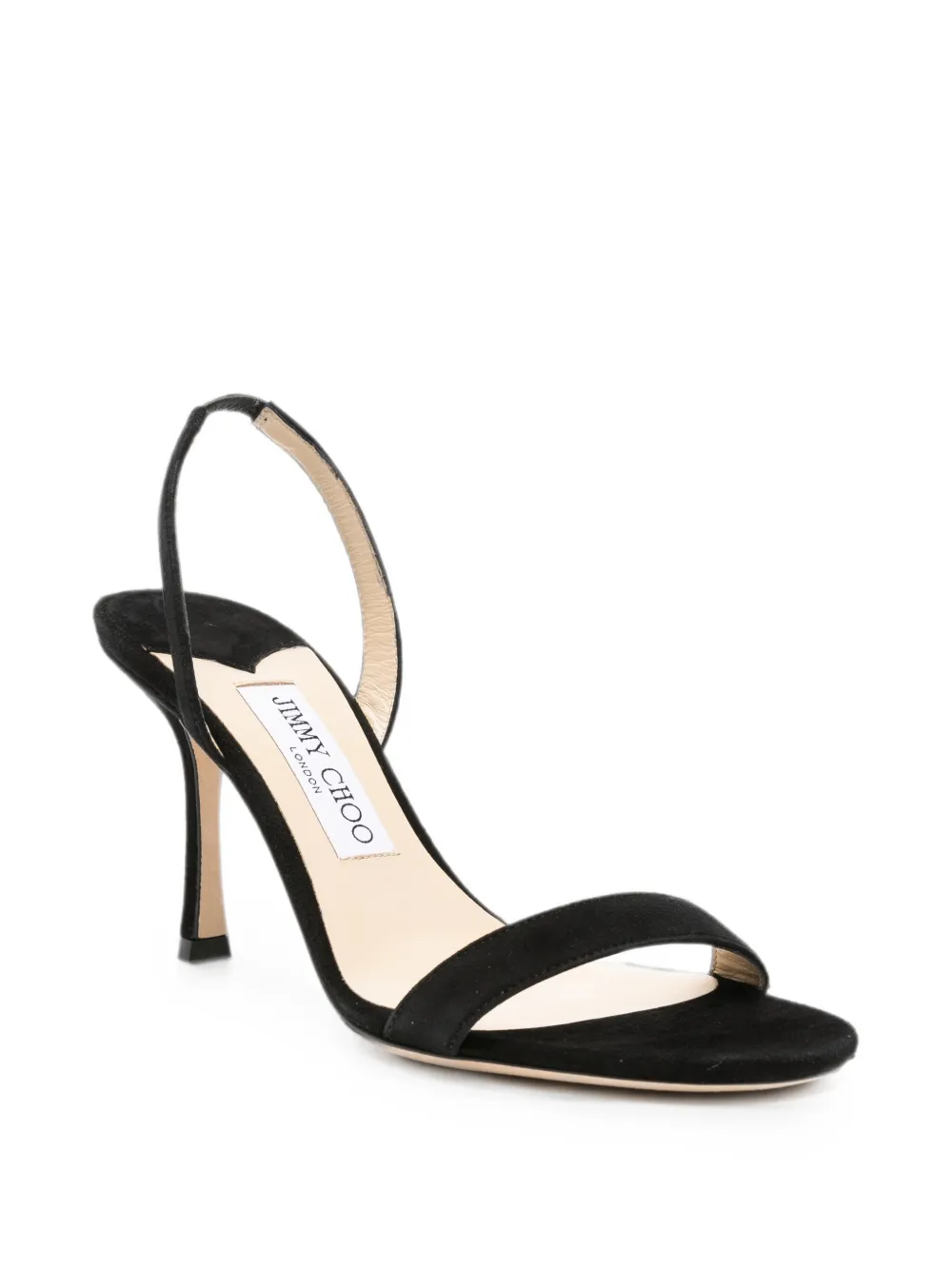 Jimmy Choo Jenn slingback sandals Zwart
