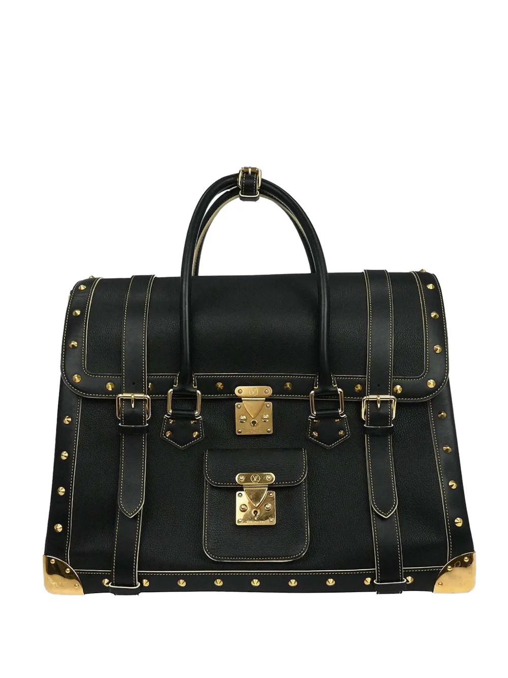 Louis Vuitton Pre-Owned 2003 studded leather handbag - Nero