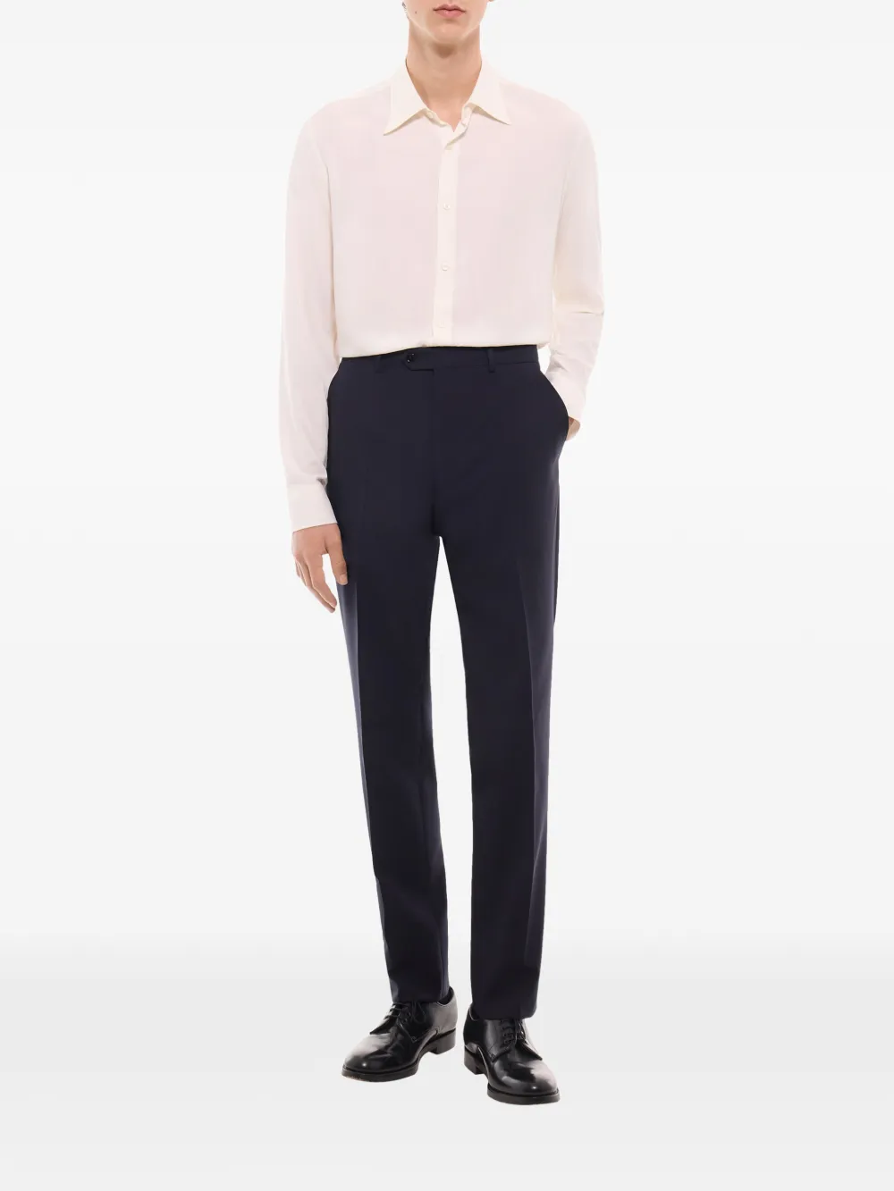 FURSAC Pantalon van scheerwol Blauw