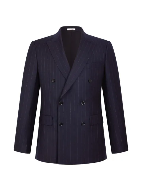 FURSAC pinstriped double-breasted blazer