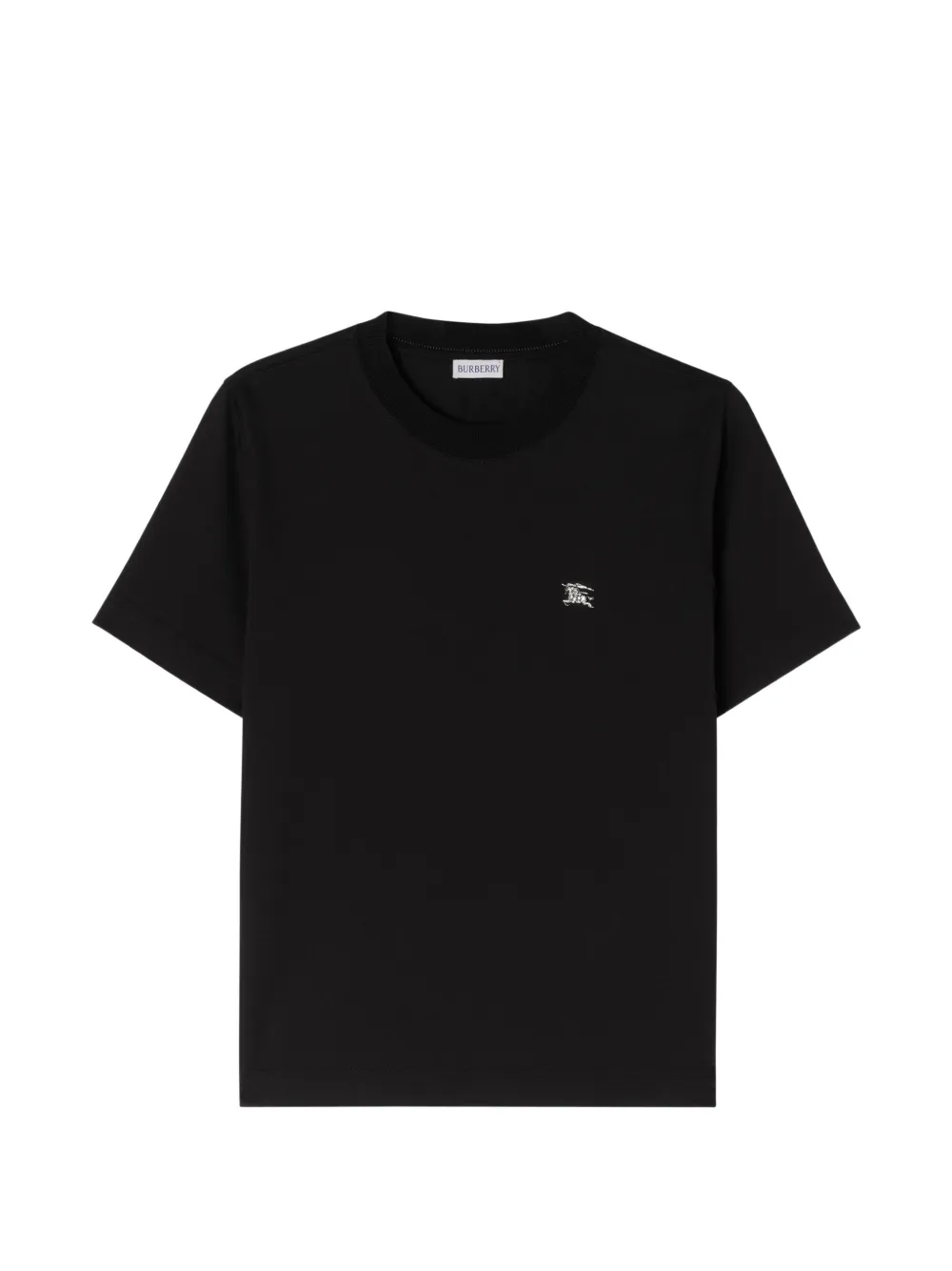 Burberry Knight Jewel T-Shirt aus Baumwolle - Schwarz