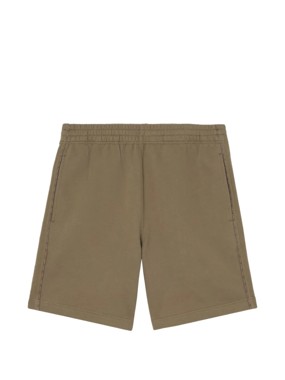 Burberry Shorts in cotone con motivo Check - Marrone