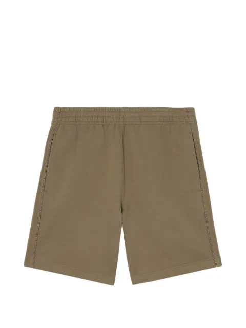 Burberry Check piping cotton shorts