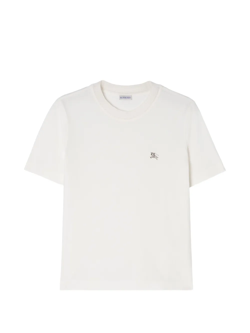 Burberry T-shirt Knight Jewel in cotone - Bianco