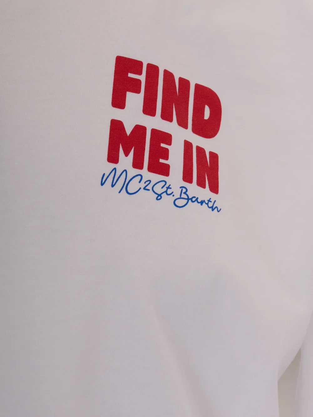 MC2 Saint Barth T-shirt met grafische print Wit