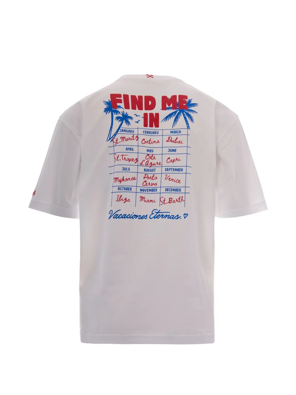 MC2 Saint Barth T-shirt met grafische print Wit
