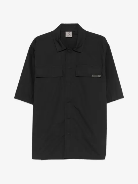Rhun camisa con bolsillo con solapa