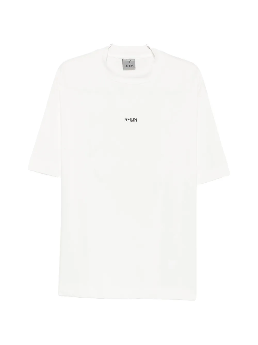 Rhun Logo-print T-shirt In White