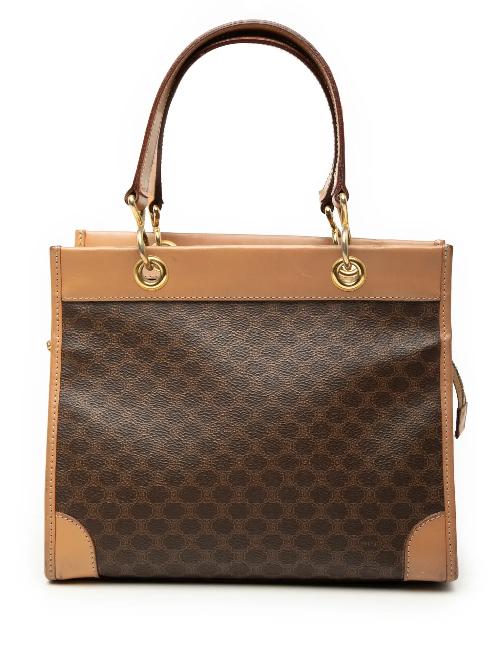 Celine Pre-Owned 2014 Macadam Coated Canvas tote bag - Brown