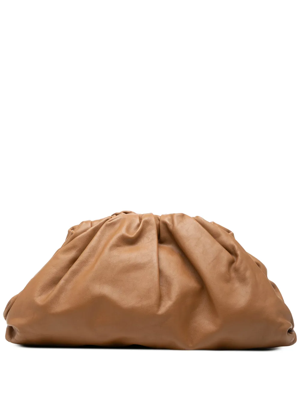 Bottega Veneta Pre-Owned 2012-2026 Lambskin The Pouch clutch bag - Braun