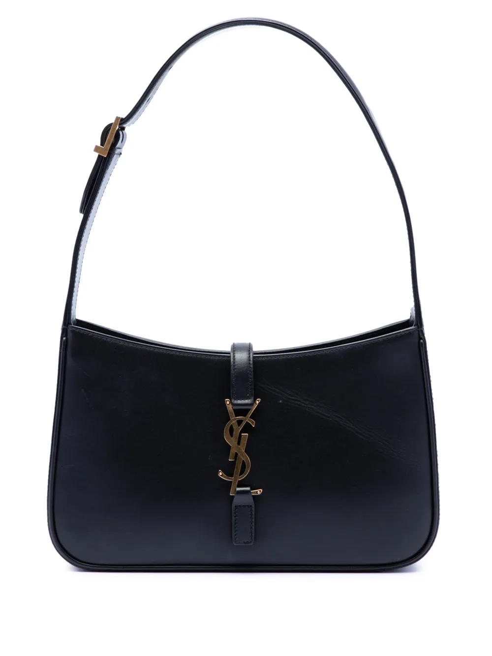 Saint Laurent Pre-Owned 2022 Smooth Calfskin Le 5 a 7 shoulder bag - Nero