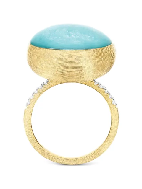 NANIS Boules amazonite diamond ring