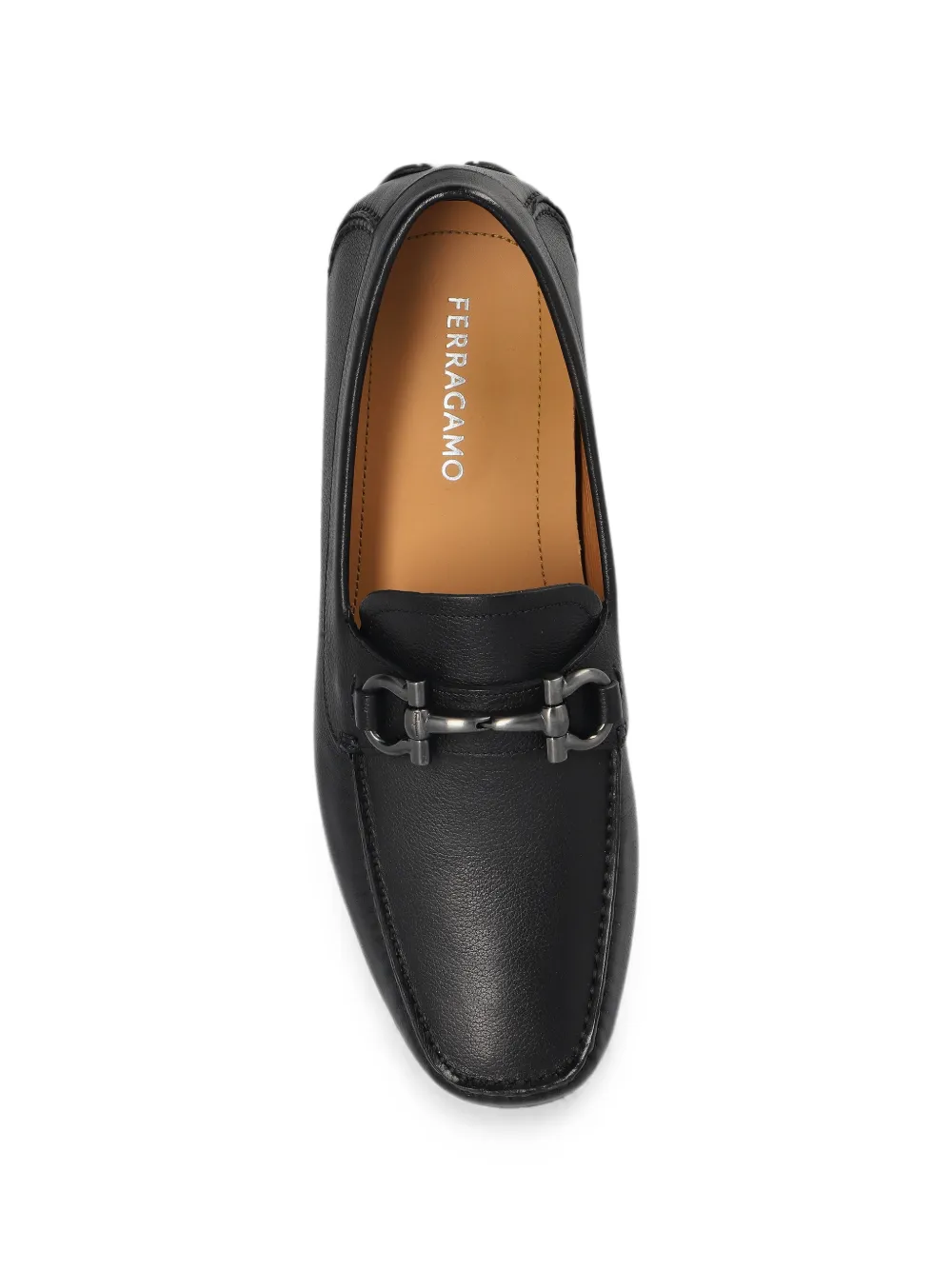 Ferragamo Parigi New leather loafers Zwart